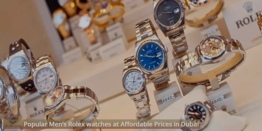 Rolex watches for store men price